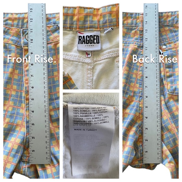 The Ragged Priest PLUS Prevail Jeans - 36 - multicolored checkered board pattern - Picture 7 of 12